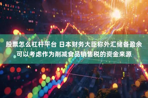 股票怎么杠杆平台 日本财务大臣称外汇储备盈余可以考虑作为削减食品销售税的资金来源